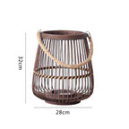 Rustic Rattan Lantern | Kelmera