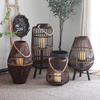 Rustic Rattan Lantern | Kelmera