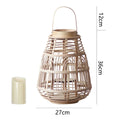 Rustic Rattan Lantern Large | Kelmera