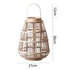 Rustic Rattan Lantern Large | Kelmera