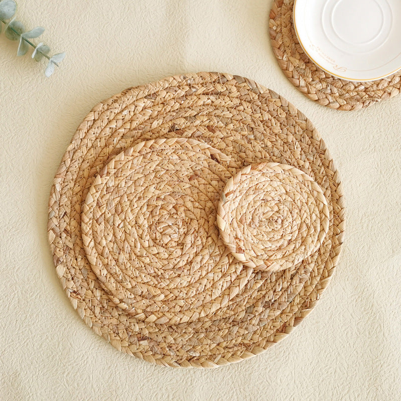 Rustic Round Weaving Coaster | Kelmera