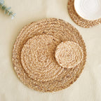 Rustic Round Weaving Coaster | Kelmera