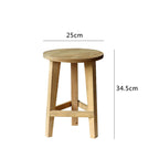 Rustic Side Table made of Solid Wood | Kelmera