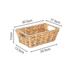 Rustic Storage Basket made of Woven Natural Material Green Beige | Kelmera