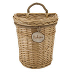 Rustic Storage Basket made of Woven Natural Material Green Beige | Kelmera