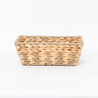 Rustic Storage Basket made of Woven Natural Material Green Beige | Kelmera