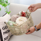 Rustic Storage Basket Soft Textile Handwoven | Kelmera