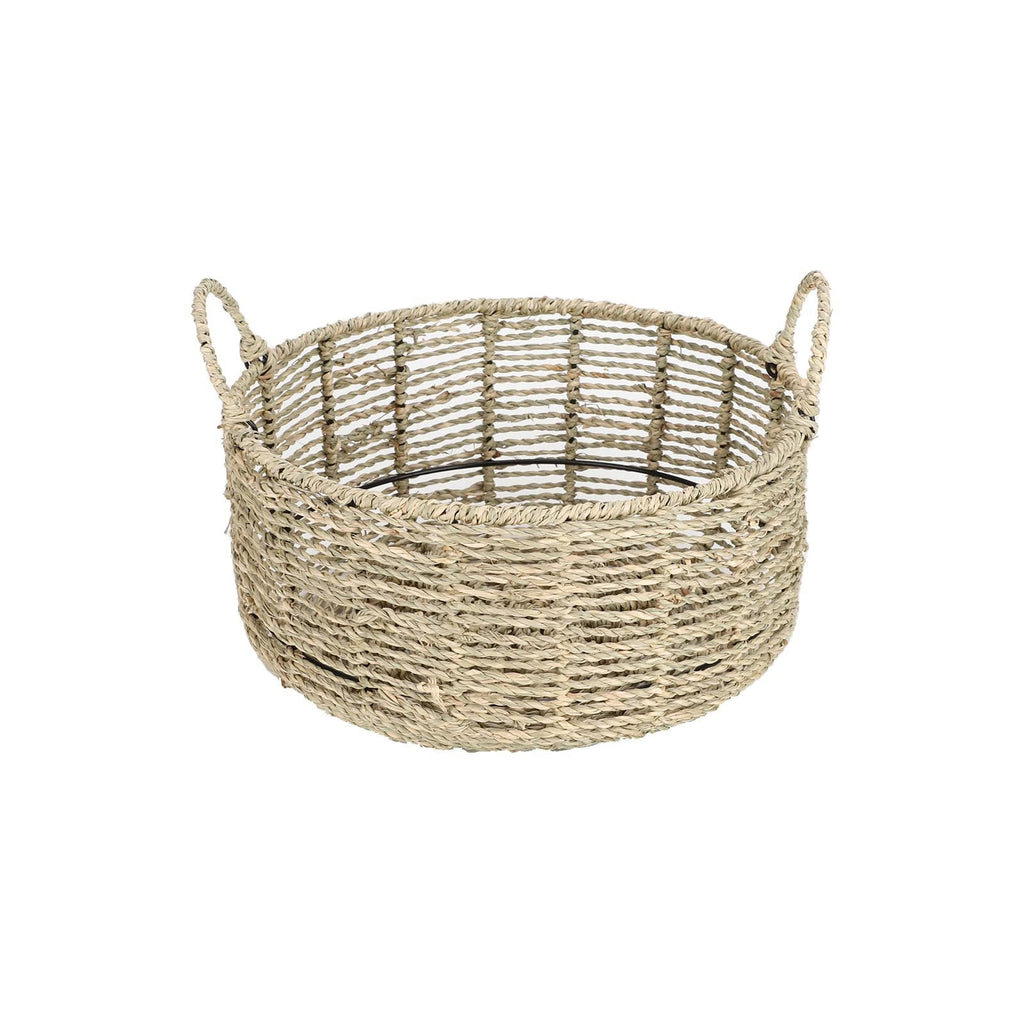 Rustic Storage Basket Soft Textile Handwoven | Kelmera