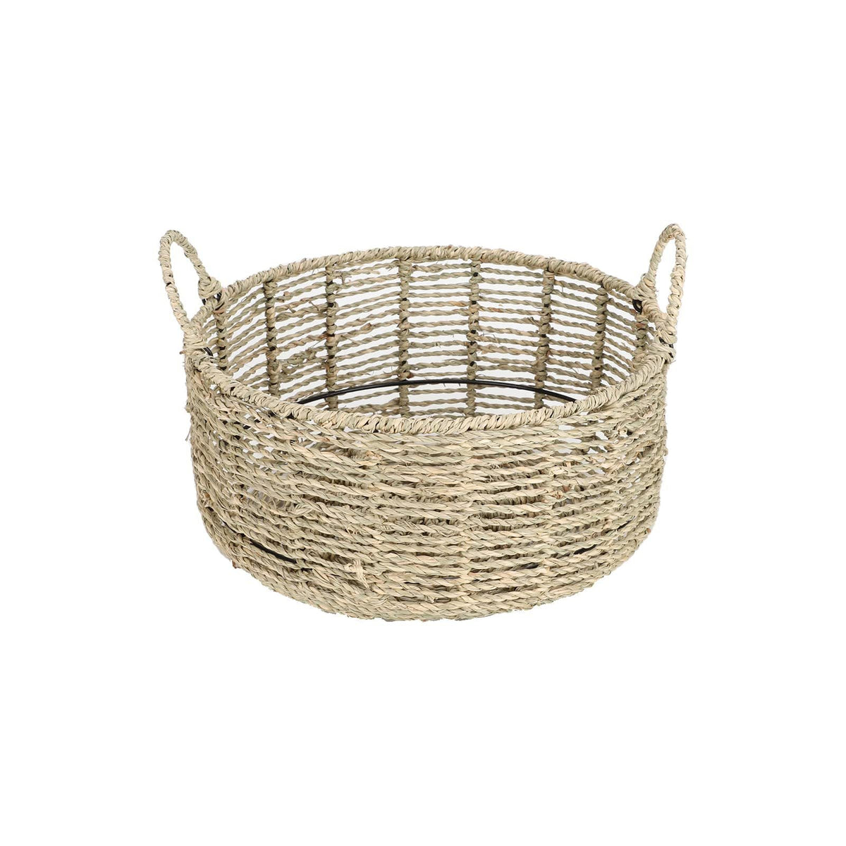 Rustic Storage Basket Soft Textile Handwoven | Kelmera