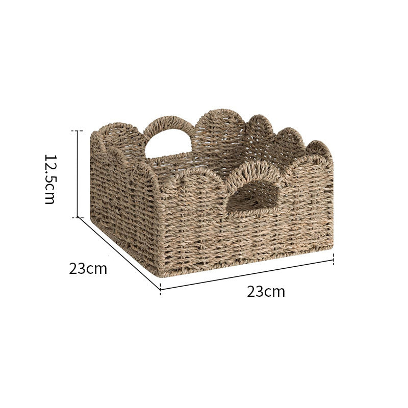 Rustic Storage Basket Soft Textile Handwoven | Kelmera