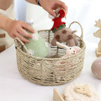 Rustic Storage Basket Soft Textile Handwoven | Kelmera