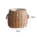 Rustic Storage Basket with Hemp Handles | Kelmera
