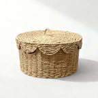 Rustic Storage Basket with Lid | Kelmera