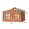 Rustic Storage Basket with Linen Lining | Kelmera