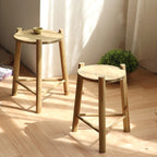Rustic Wooden Stool | Kelmera