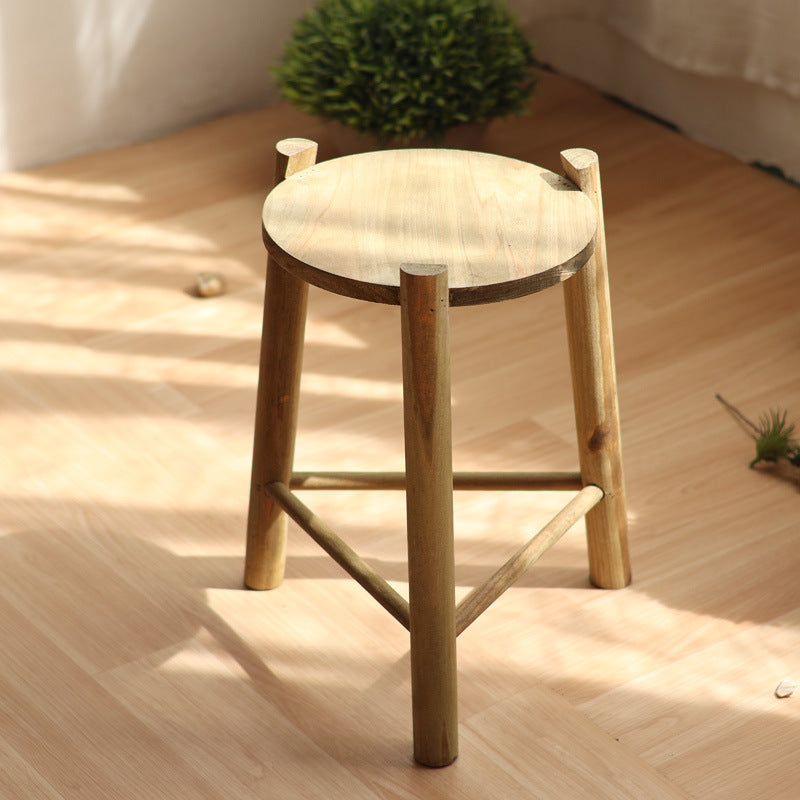 Rustic Wooden Stool | Kelmera