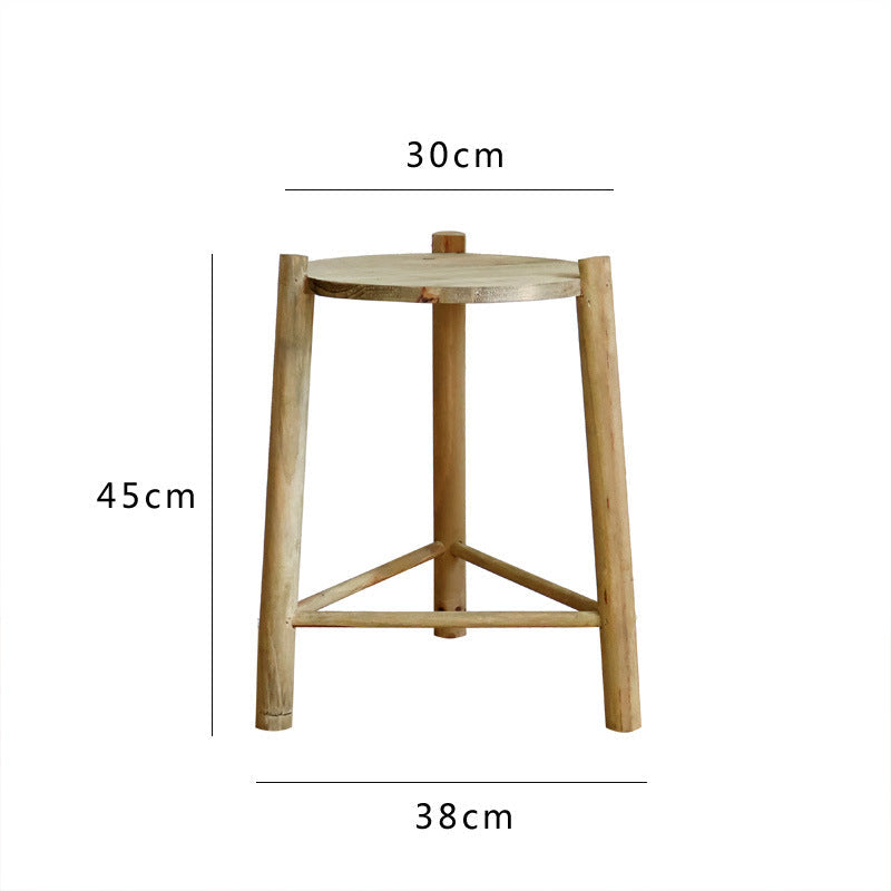 Rustic Wooden Stool | Kelmera