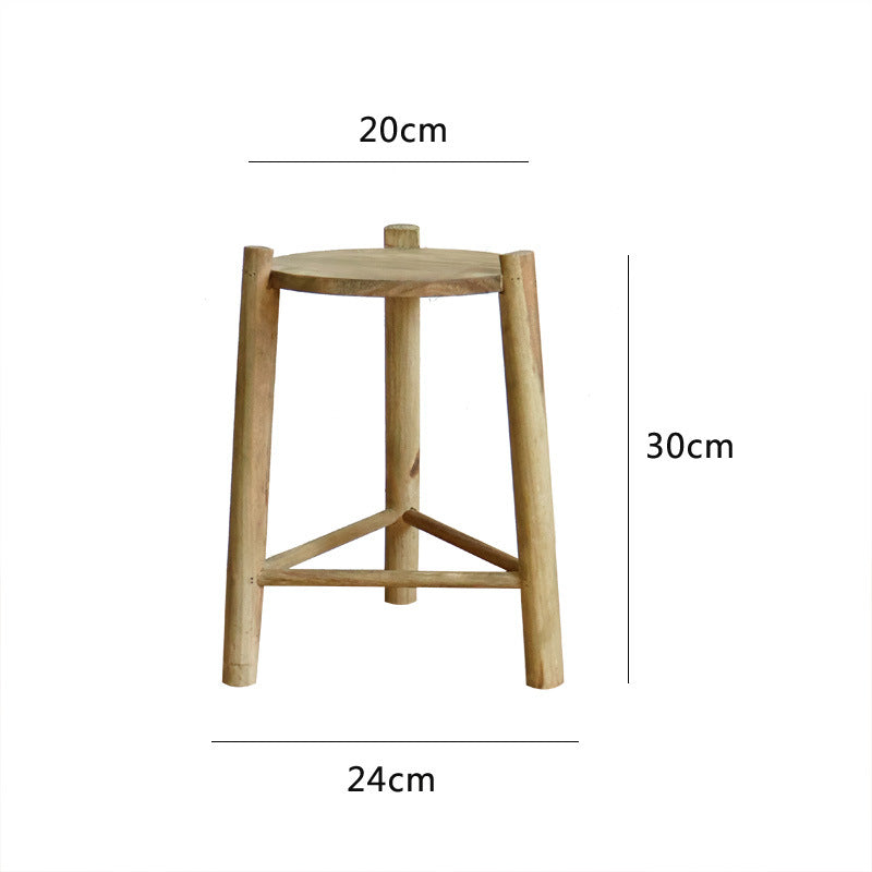 Rustic Wooden Stool | Kelmera