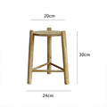 Rustic Wooden Stool | Kelmera