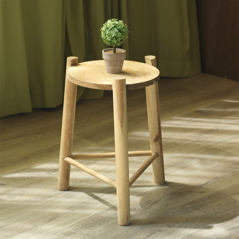Rustic Wooden Stool | Kelmera