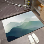Scenic Mountain Landscape Bath Mat | Kelmera