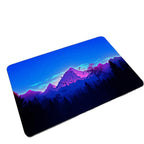 Scenic Mountain Landscape Bath Mat | Kelmera