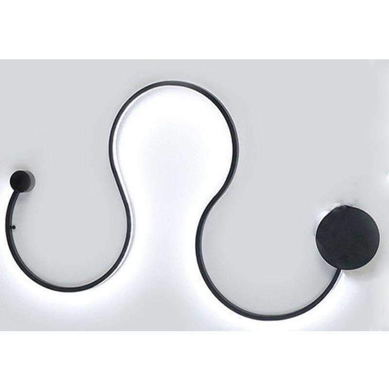 Sculptural LED Wave Wall Lamp | Kelmera