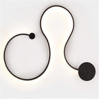Sculptural LED Wave Wall Lamp | Kelmera