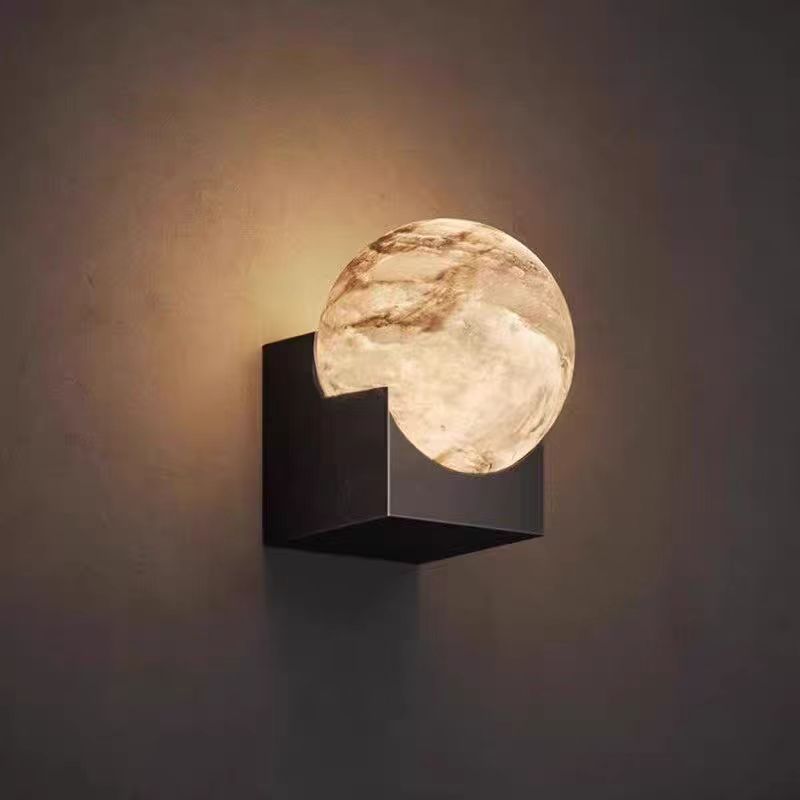 Sculptural Moon Globe Wall Lamp | Kelmera