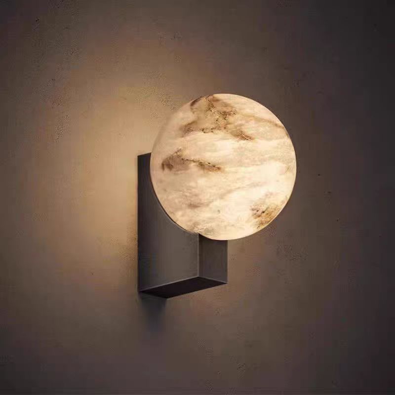 Sculptural Moon Globe Wall Lamp | Kelmera