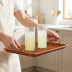 Serving Board Woven Natural Fiber | Kelmera