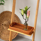 Serving Tray Molded Plastic Handwoven | Kelmera