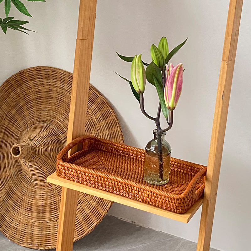 Serving Tray Molded Plastic Handwoven | Kelmera