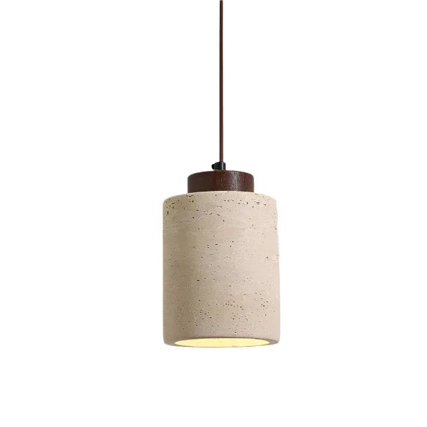 Gunnor Travertine Pendant Lamp-Kelmera