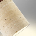 Gunnor Travertine Pendant Lamp-Kelmera