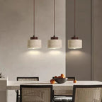 Gunnor Travertine Pendant Lamp-Kelmera