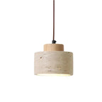 Gunnor Travertine Pendant Lamp-Kelmera