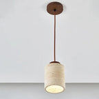 Gunnor Travertine Pendant Lamp-Kelmera