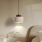 Gunnor Travertine Pendant Lamp-Kelmera