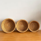 Set of Three Handcrafted Baskets | Kelmera