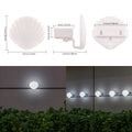 Shell-Shaped Compact Outdoor LED Wall Lamp | Kelmera