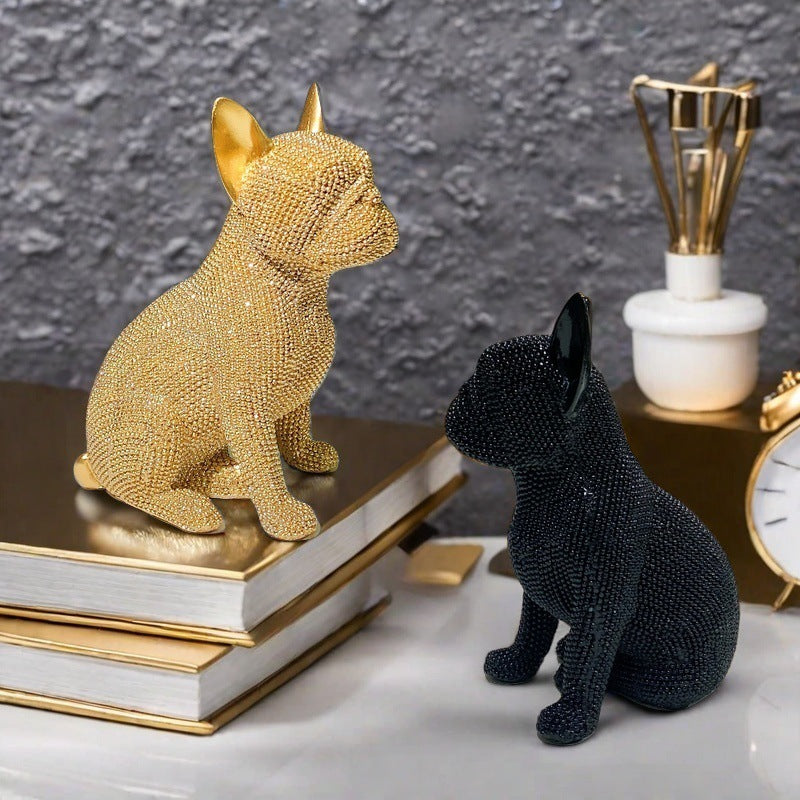 Shiny Bulldog Sculpture | Kelmera