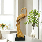 Shiny Parrot Figure on Log | Kelmera