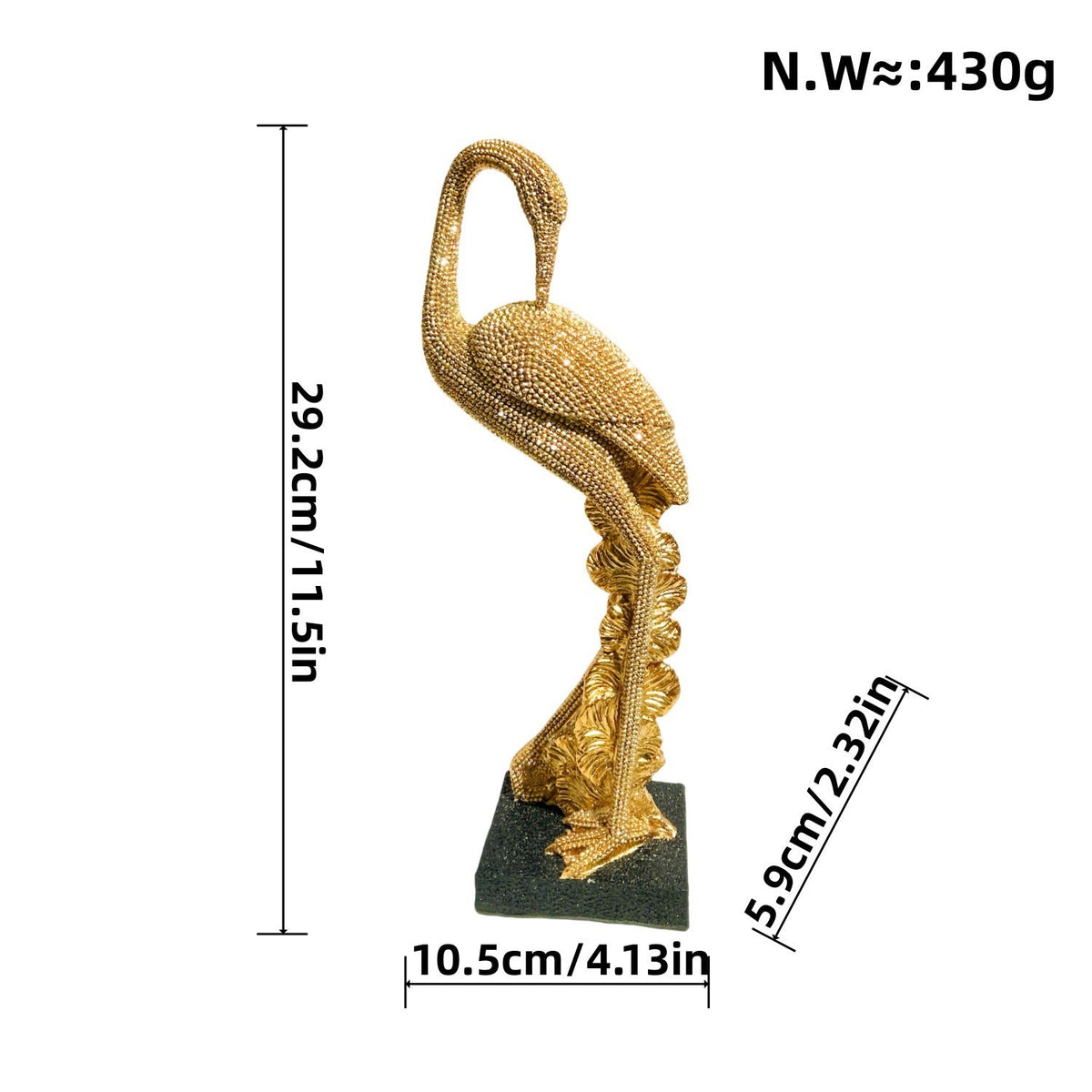 Shiny Parrot Figure on Log | Kelmera