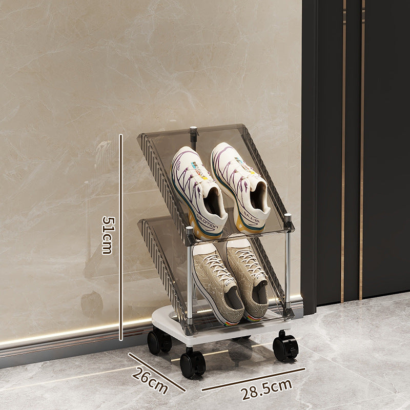 Shoe Rack with Transparent Design | Kelmera