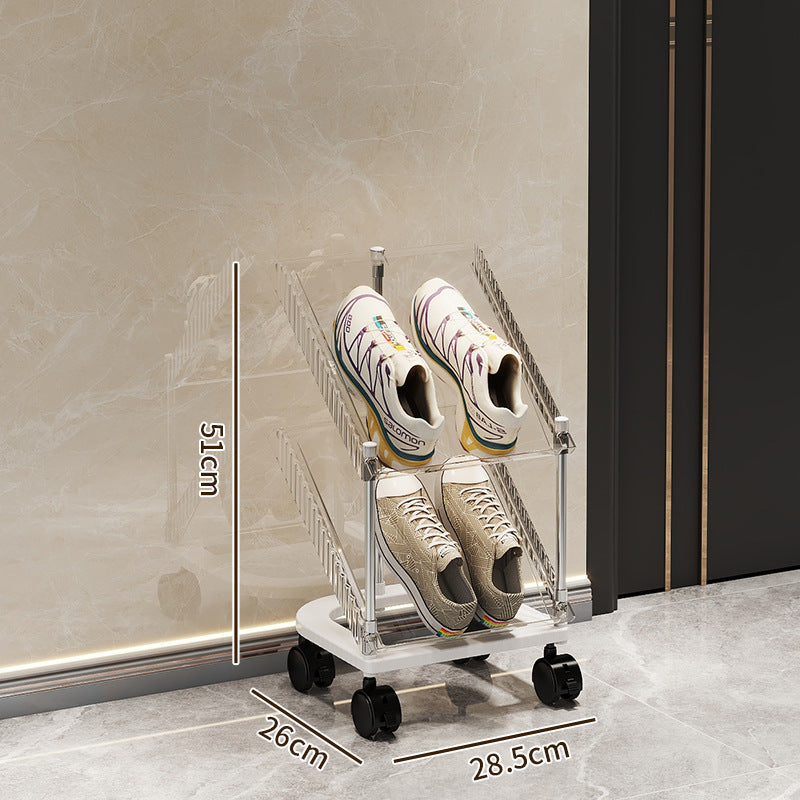 Shoe Rack with Transparent Design | Kelmera