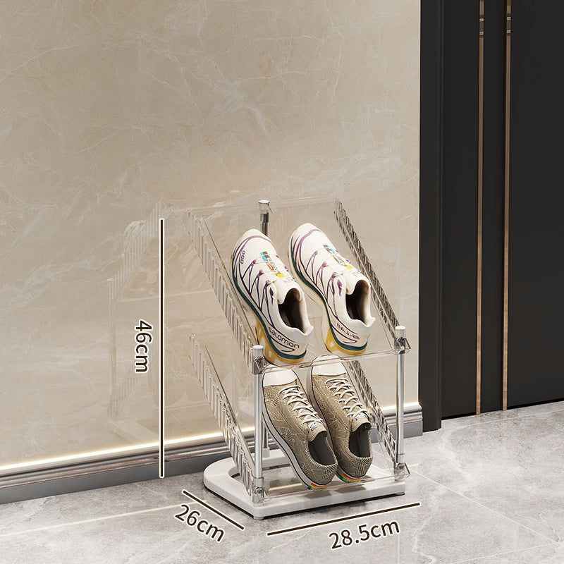 Shoe Rack with Transparent Design | Kelmera