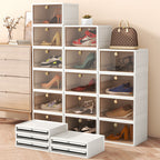 Shoe Storage Transparent White | Kelmera