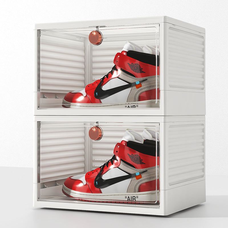 Shoe Storage Transparent White | Kelmera