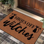 Shoes Off Witches Welcome Mat | Kelmera